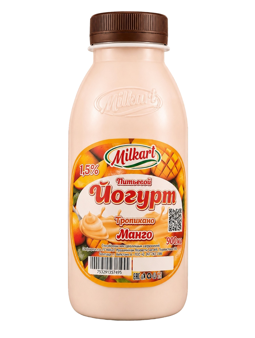 Йогурт Манго 0.28л
